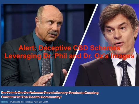 Dr. Phil & Dr. Oz Talk CBD Scams: “A Major Fraud .